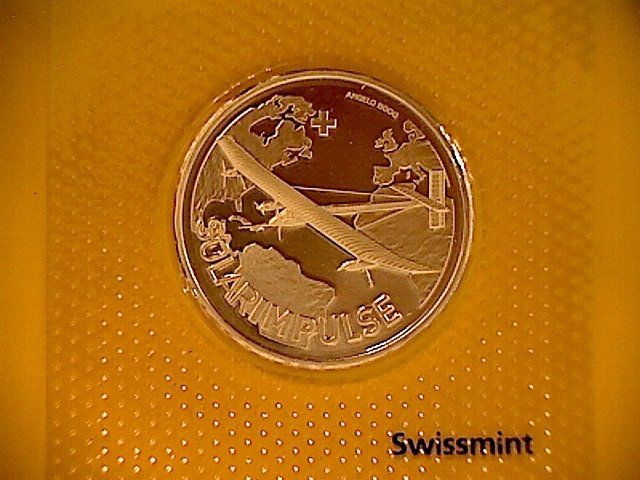 Alle Münzen: Gedenkmünze 20 Fr. - Solar Impulse - 2015 – Neu und originalverpackt aus Buchs AG von Ged8