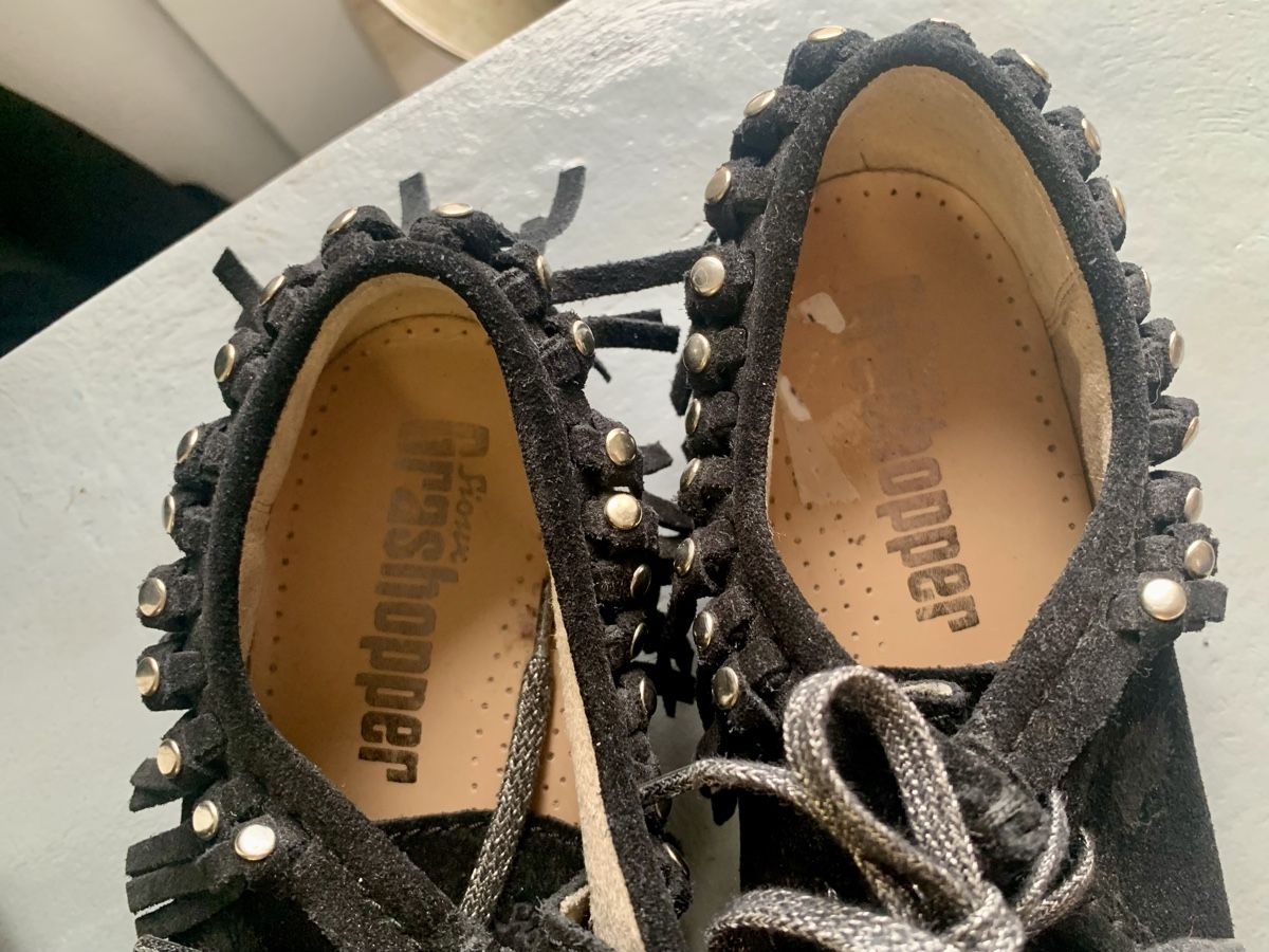 Scarpe da donna: Sioux grasshopper schwarz Wildleder Mokassin 38 – Nuovo (secondo la descrizione) da Unterseen venduto da jpowers1971 3