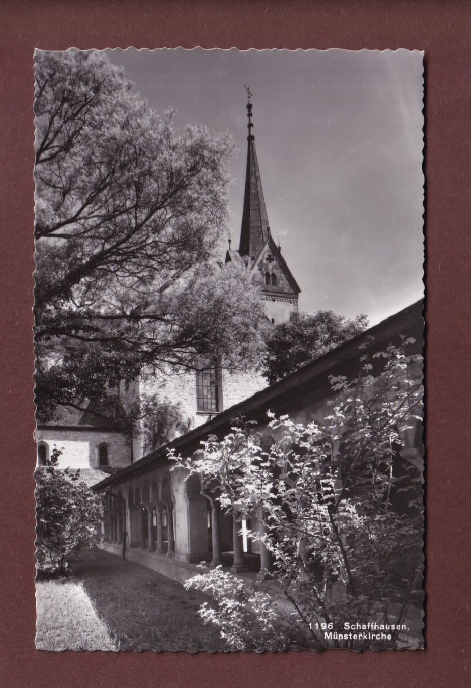 Cartoline postali: SCHAFFHAUSEN - Münsterkirche – Usato da Pully venduto da nicecards-shop