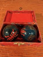 Belles balles de méditation chinoises vintage avec boîte! (5