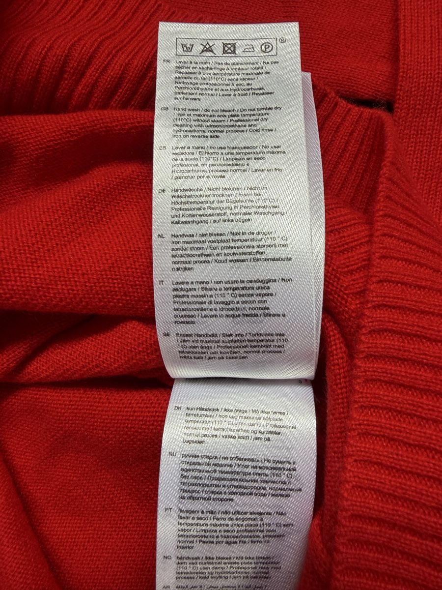 Maje Maglioni & Felpe: MAJE Strickpullover, Grösse 3, Rot mit Schriftzug ! – Nuovo (secondo la descrizione) da Chur venduto da simhofstr 5