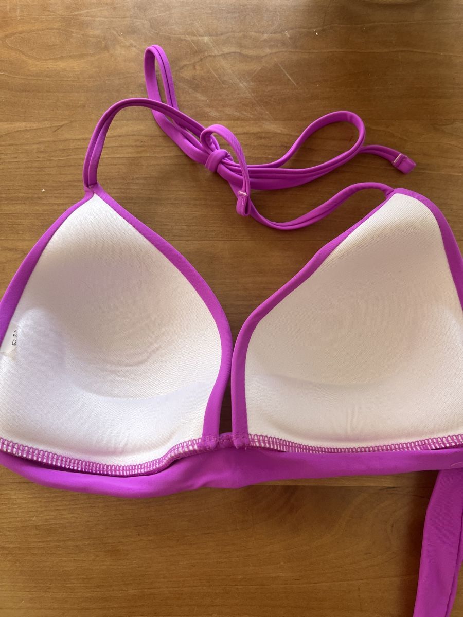 Costumi da bagno & Bikini: Purple / Pink bikini top with padding, size S, summer look – Usato da Zürich venduto da kleinesgrau 2