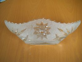 Glasschale oval