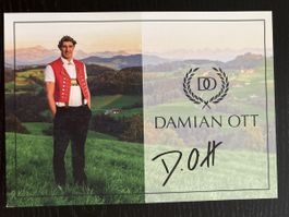 Original Autogrammkarte von Schwinger Damian Ott!