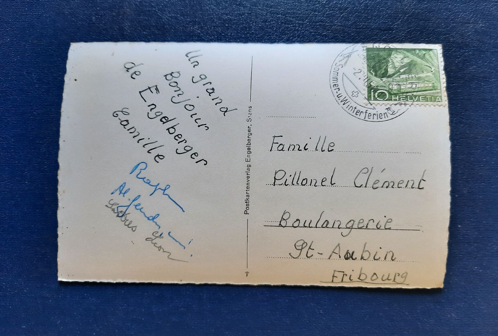 Cartoline postali: Ansichtskarte Sessellift Trübsee, gestempelt – Usato da Marly venduto da neu-adlerauge65 1
