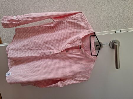 Born in the Alps Hemd Gr. XS Rosa/Weiss Top Zustand!