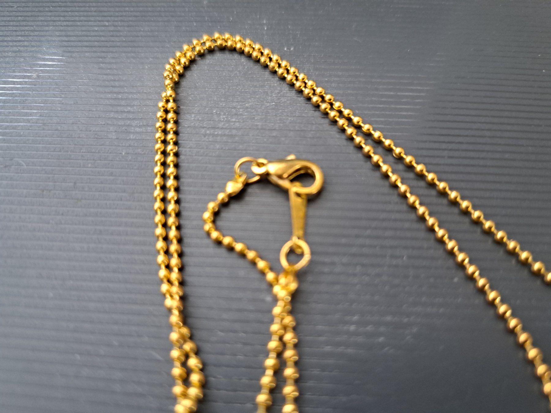 Catenine: Kette Metall vergoldet 40cm lang – Nuovo (secondo la descrizione) da Alpnachstad venduto da perlengaby 1
