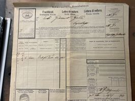 Lettere di vettura Ticino