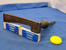 1 antiker Art Deco Tür Drücker (Stiftteil) (LOT1816#TBS1)