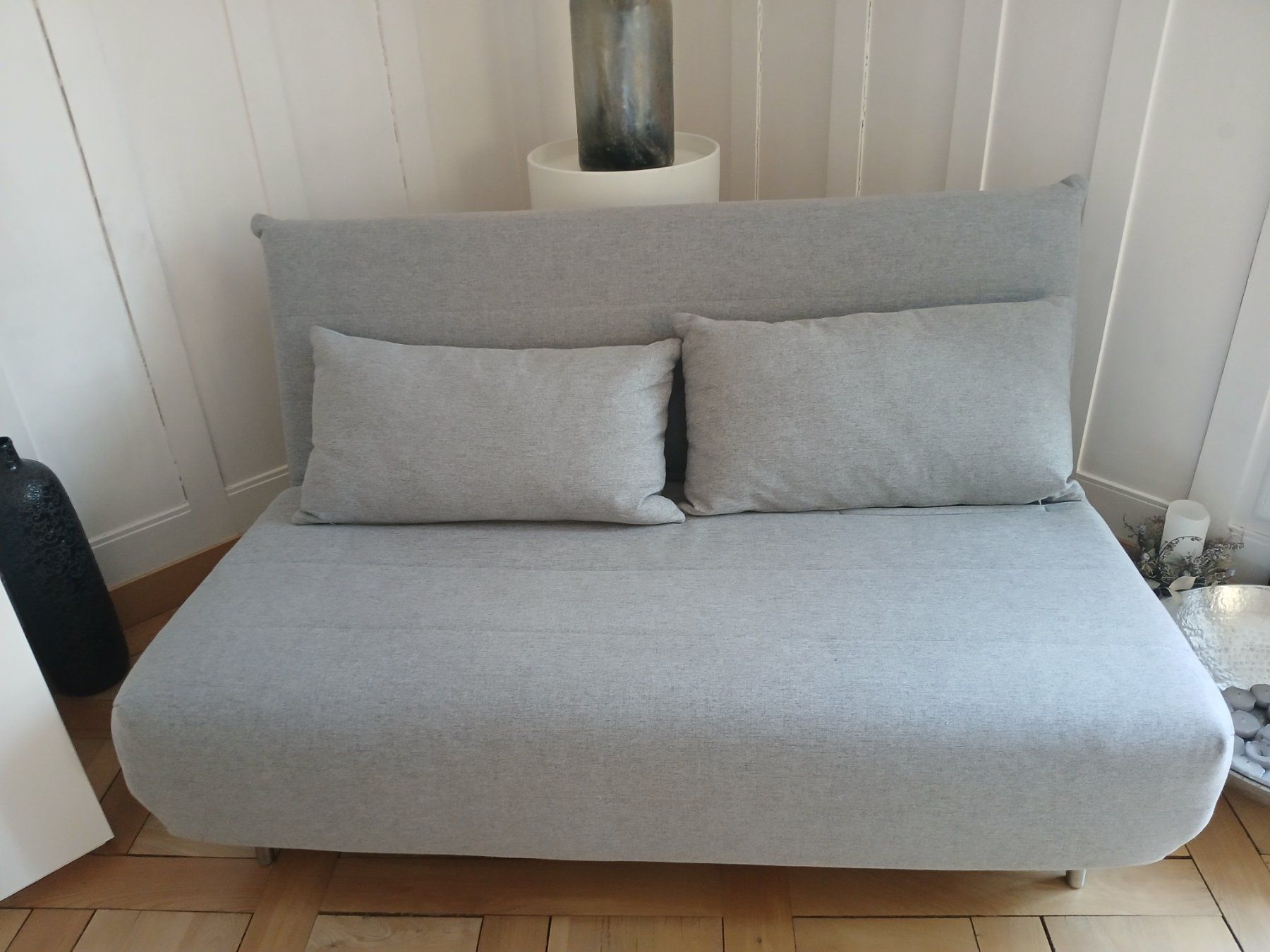 Micasa Divani: Sofa hellgrau, inkl. 2 Kissen – Usato da St. Gallen venduto da g.faessler