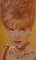 Ann Smyrner (1934-2016) Schauspielerin - Autogramm