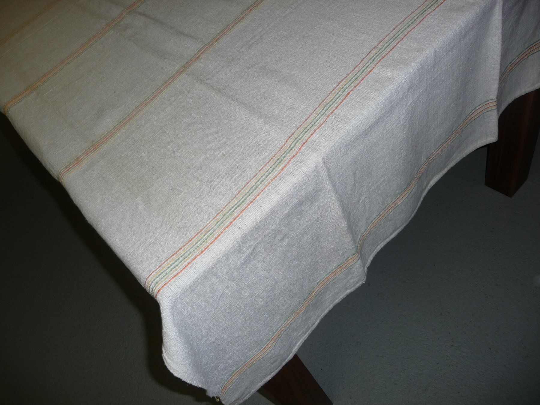 Altra biancheria da tavola: alte Leinentischdecke 105/235cm. – Usato da Kirchberg BE venduto da lavendel02 2