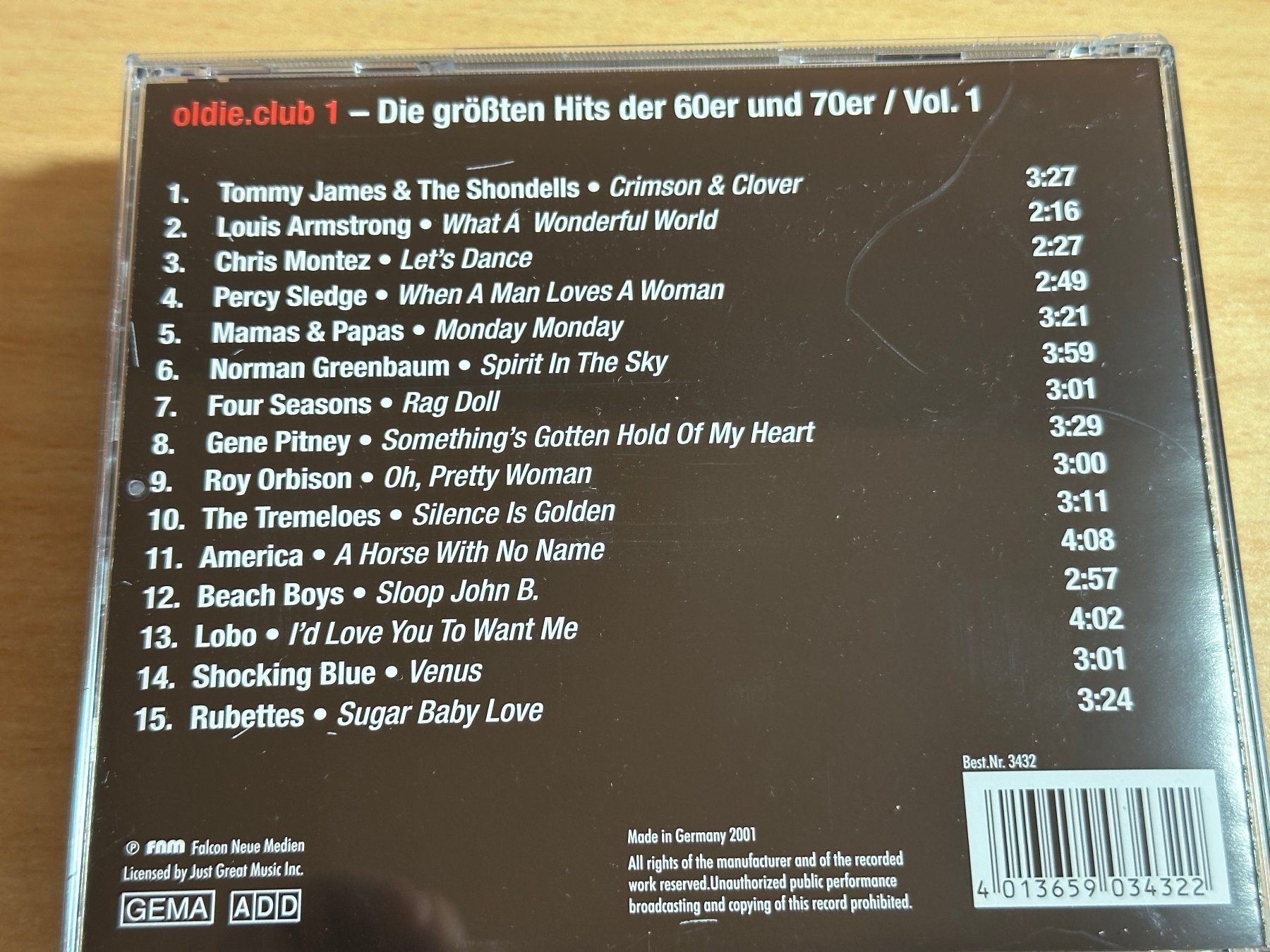 CD: Various – Oldie.club 1 - 3 CD – Usato da Rikon im Tösstal venduto da Alpenmutz 4