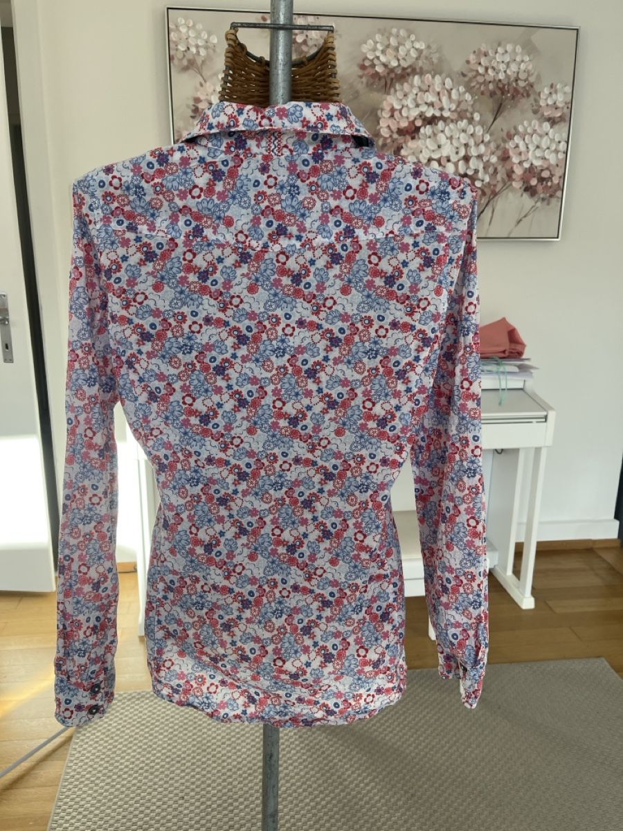 Emily van den Bergh Camicette: Bluse mit Blumenmuster, Emily van den Bergh, S/M – Usato da Solothurn venduto da Bobesch08 4