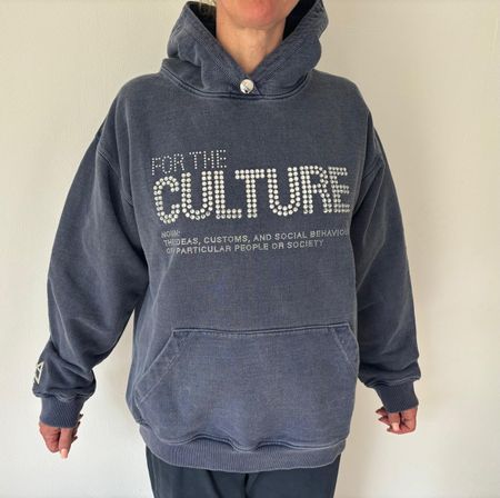 Unisex Edel Hoodie - FOR THE CULTURE CRYSTAL - NAVY - M