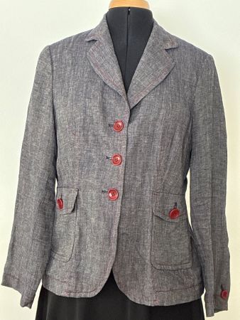 Sommer Leinen-Blazer von Brentwood & Bros Gr 42