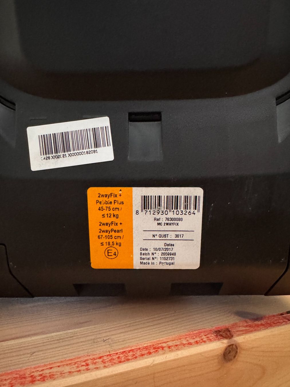 Maxi-Cosi Auto-Kindersitze: Maxi-Cosi 2wayPearl Kindersitz & 2wayFix Isofix-Basis – Gebraucht aus Zollikerberg von Humphry 4