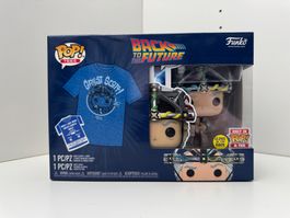 Funko POP! Back to the Future Doc Brown mit T-Shirt, Neu!