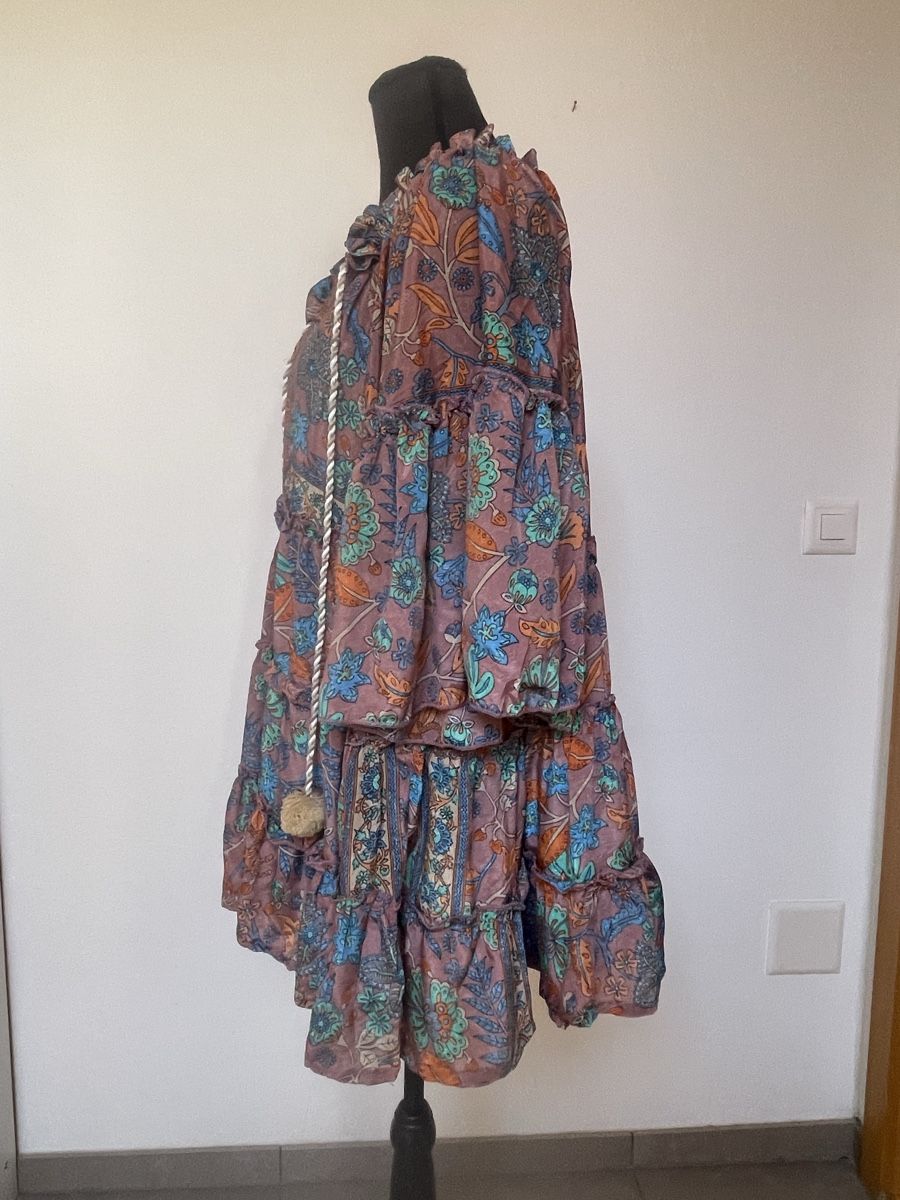 Vestiti: Boho Minikleid / Tunika mit Seide – Nuovo (secondo la descrizione) da Sigriswil venduto da ck56 4
