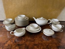 Teeservice antik Heinrich H&C Selb Ivory Body supreme China