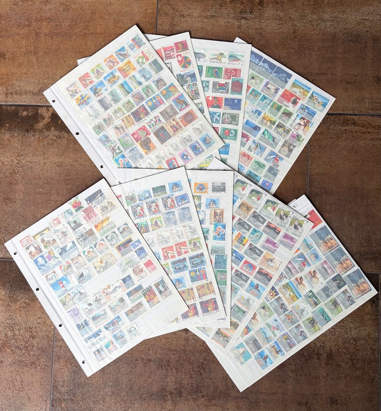 Alle Briefmarken: Briefmarkensammlung – Gebraucht aus Oberbüren von mjt_xw5w