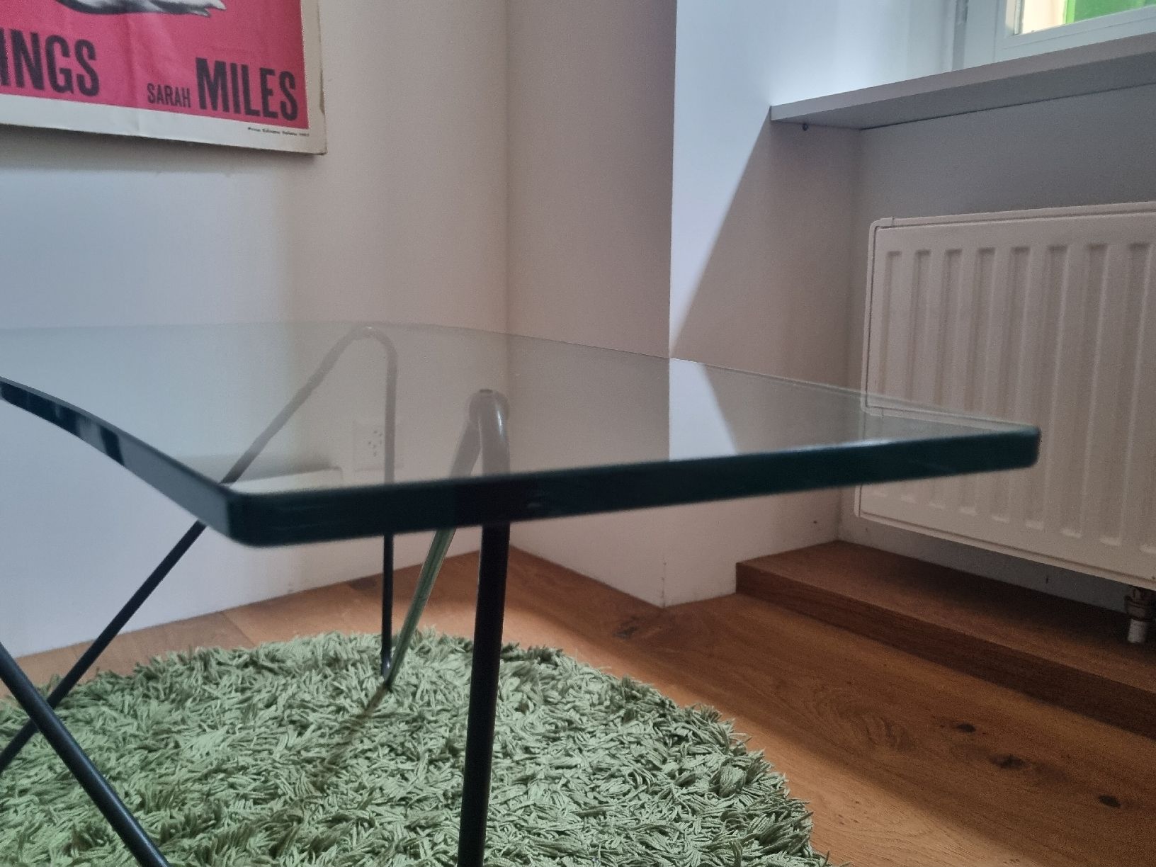 Tables: Table basse boomerang en verre – D'occasion à vevey par komulainen 3