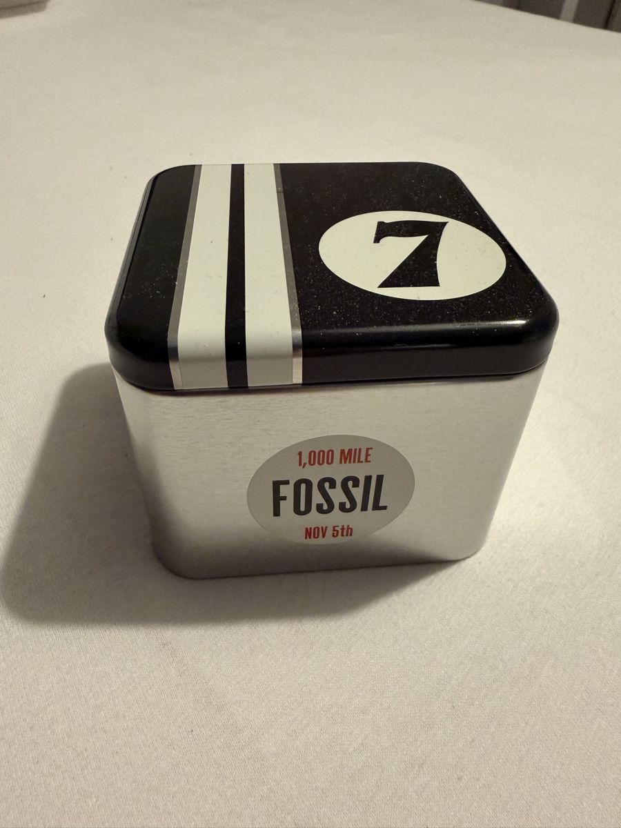 Fossil Montres: Fossil Chronograph Watch Brown Leather Strap Box Receipt – D'occasion à Mönchaltorf par Rbf87 3