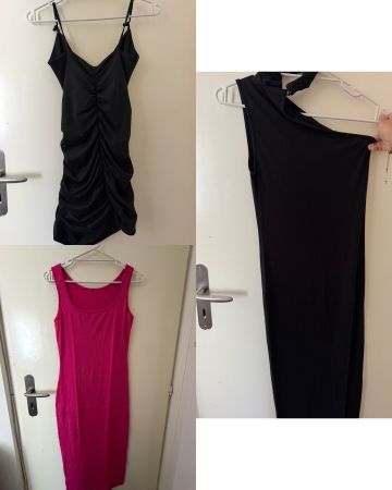 3 Robe moulante taille S état neuf