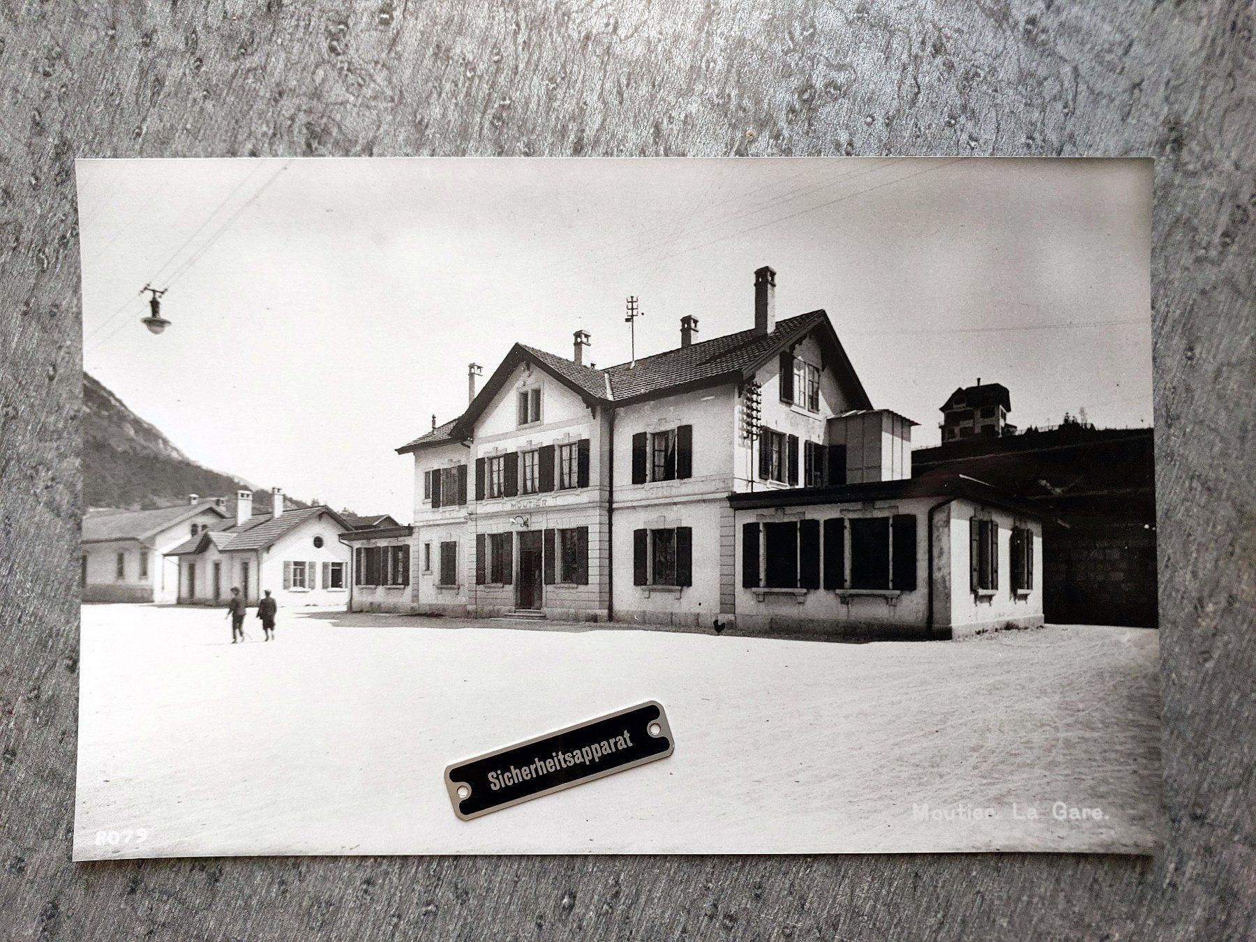 Ansichtskarten: Moutier - La Gare - Foto – Gebraucht aus Schönenwerd von Steidi