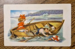 Kunstkarte, KInder, Boot 1923, a. A.Neuenschwander, Zofingen