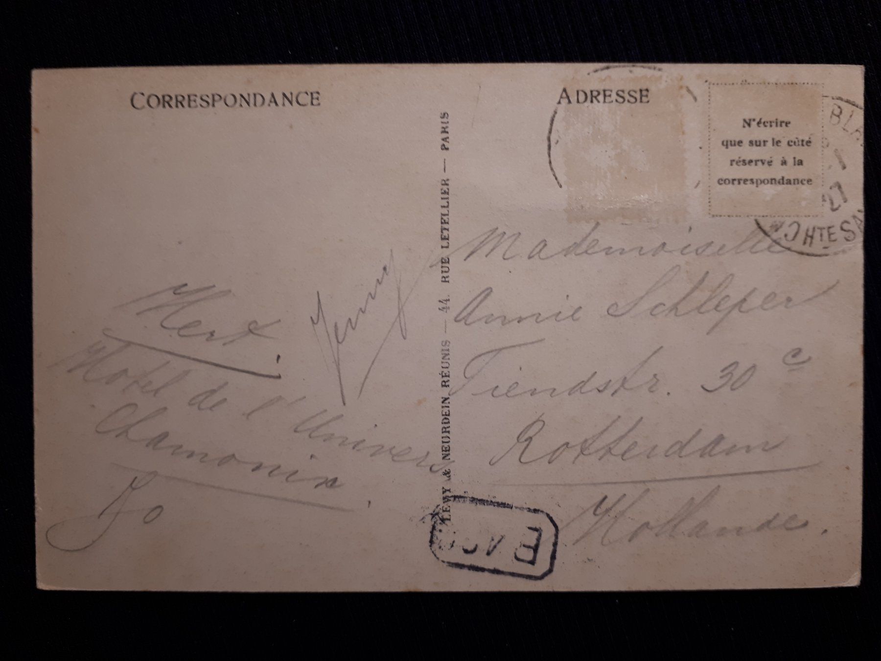 Cartes postales: CHAMONIX - AVEC DEFAUTS – Défectueux à Ponto Valentino par giorgia06 1