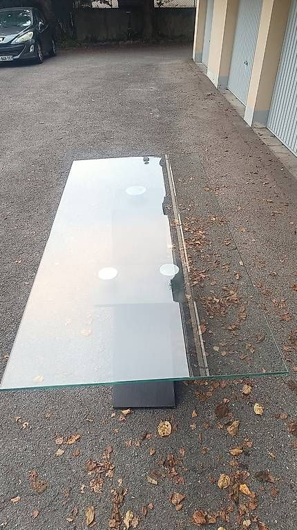 Tische: Table repas design avec plateau en verre épais  – Gebraucht aus Genève von max_7yk2 2