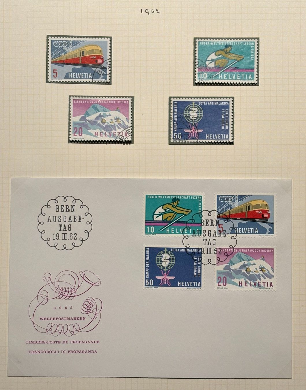 Tutti i francobolli: LOT SCHWEIZER BRIEFMARKEN – Usato da Ostermundigen venduto da Heavenmaus75