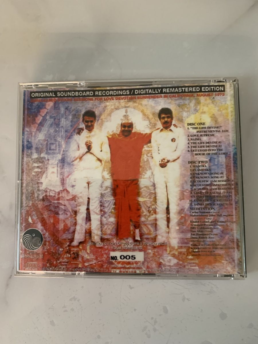 CDs: Santana- John McLaughlin( Love,Dévotion and Surrender Sessio – D'occasion à lausanne par Ccheche 2