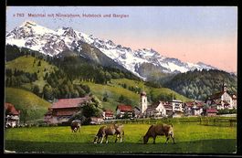 AK Melchtal, Mit Nünalphorn, Hutstock und Barglen