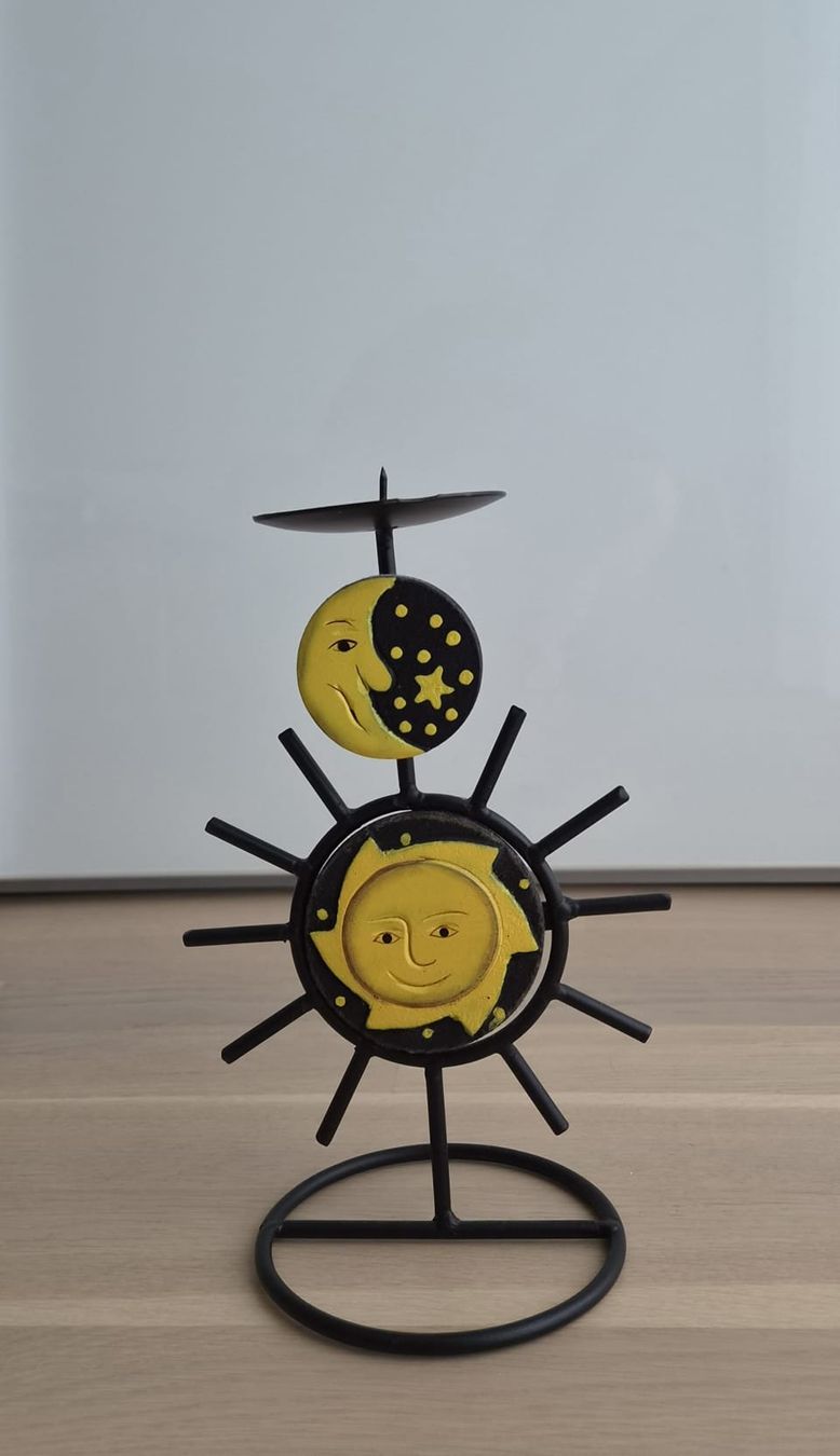 Tutte le decorazioni: Sonne und Mond Kerzenhalter – Usato da Dübendorf venduto da Luzintensa
