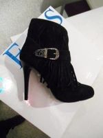 GUESS Leder STIEFELETTEN  Plateau PUMPS 36 HIGH HEELS