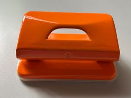 Rarer orangener Locher von REX, N° 2212, Made in Germany