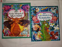 2 Fantasy Bücher mit Drachen für Kinder