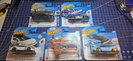 Hot Wheels Autos: Ford Mustang, Toyota Prius, Nissan Skyl...