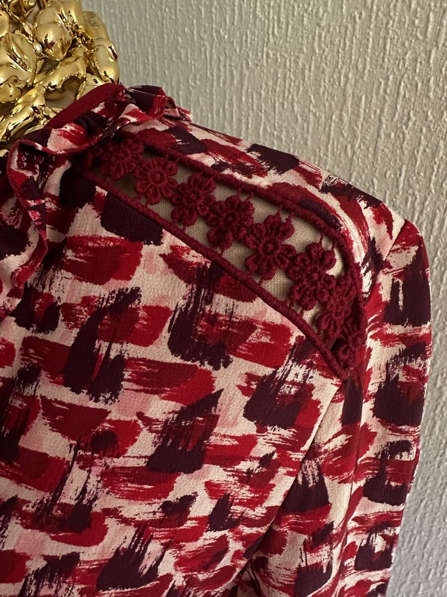 Kate Spade Vestiti: Robe Kate Spade imprimé abstrait rouge/blanc taille S – Nuovo (secondo la descrizione) da Châtelaine venduto da Alexandra.jankowski 2