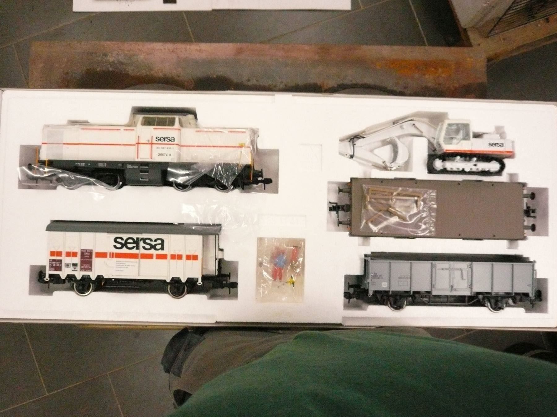Märklin Modellini di ferrovie: "" SERSA-SET "" Märklin Spur 1 NEU + OVP – Nuovo e nell'imballaggio originale da Pfaffnau venduto da nolff