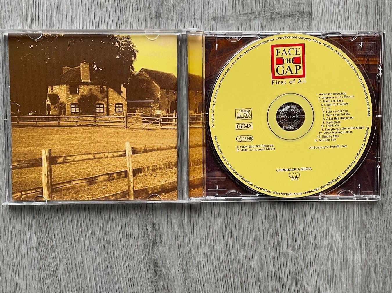 CD: Face The Gap - First of All – Usato da Jonen venduto da bulsara 2