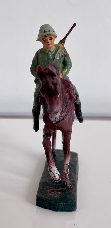 1x Reiter mit Pferd Elastolin Wehrmacht WWII 3