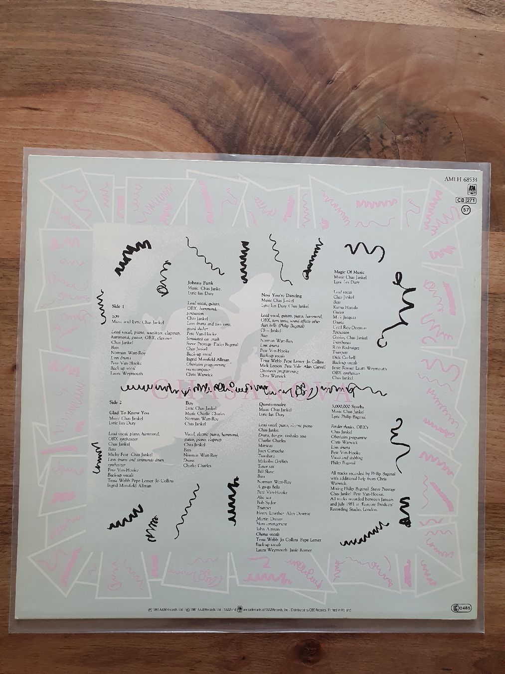 Dischi in vinile: Chasanova Love Chris Jankel Vinyl LP – Usato da Sirnach venduto da dimitri1963 1