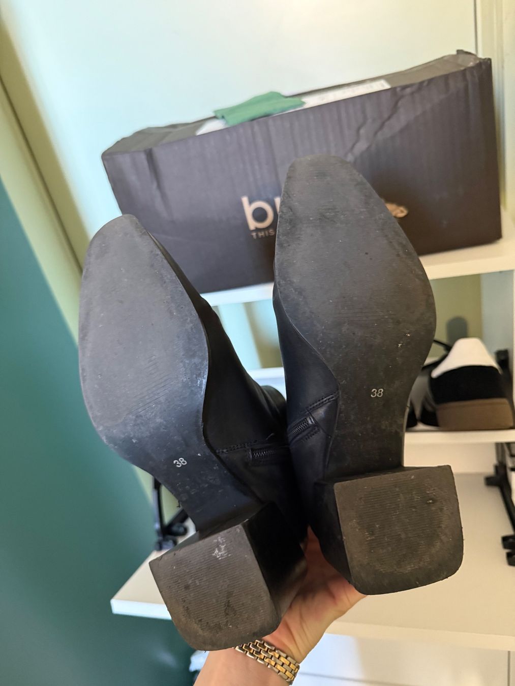 Scarpe da donna: Schöne Lederstiefeletten mit Absatz – Usato da Hünenberg See venduto da jea_s5nn 1
