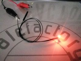 Blink-SMD 0805 verkabelt, orange, 12V DC