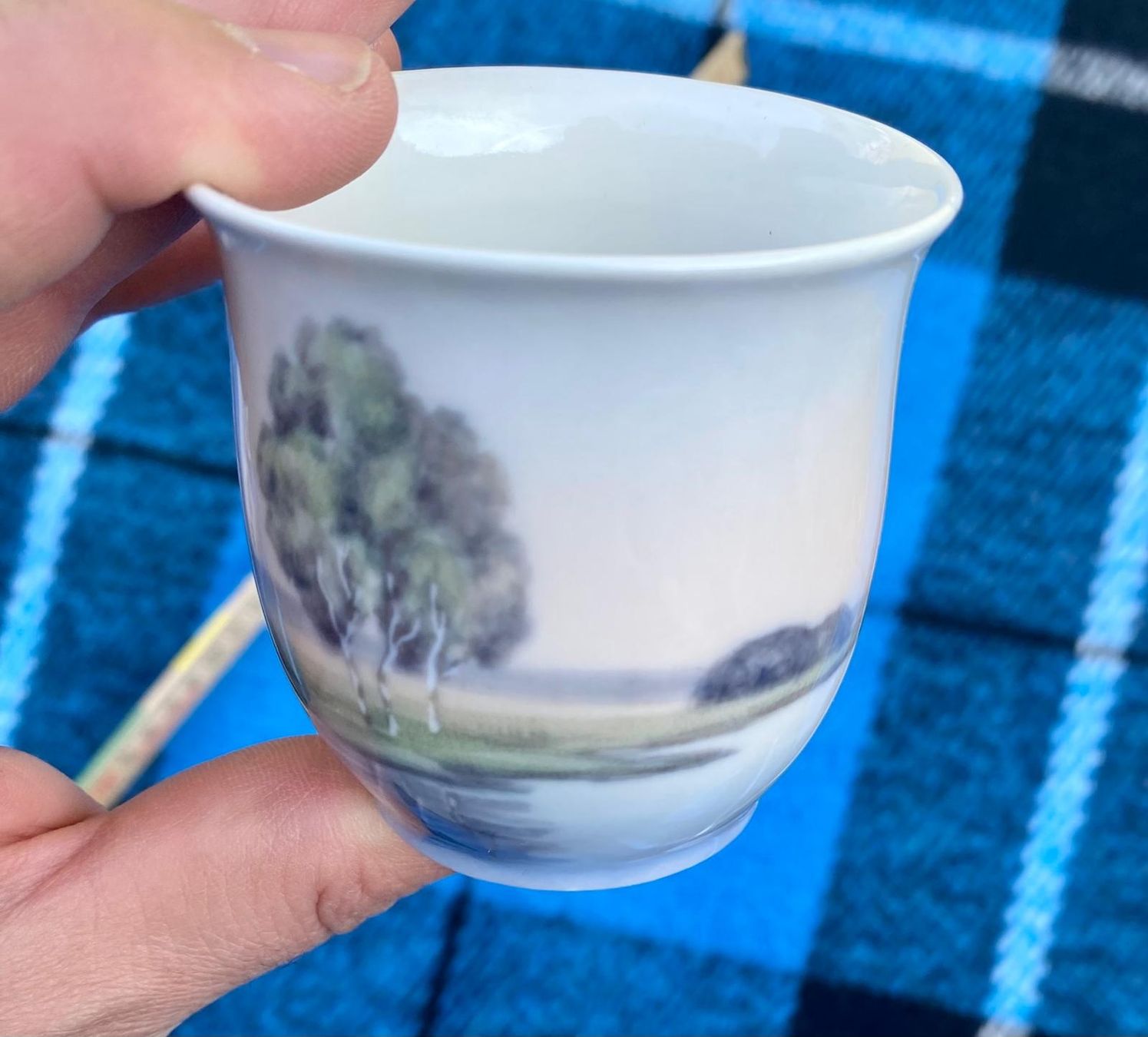 Vasi & Recipienti: Bing & Gröndahl Denmark Becher, Landschaft – Usato da Krauchthal venduto da SamsPuce