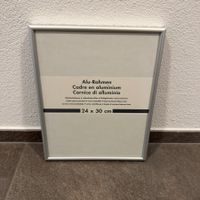 Neuer Alu Bilderrahmen 24 x 30 cm silber