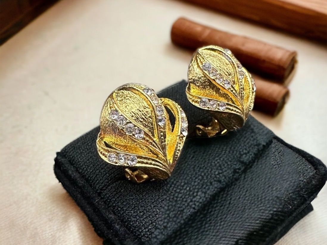 Ohrringe & -stecker: Vintage Ohrringe Luxus Modeschmuck 1960 – Gebraucht aus Lamone von LaCantinaMagica 4